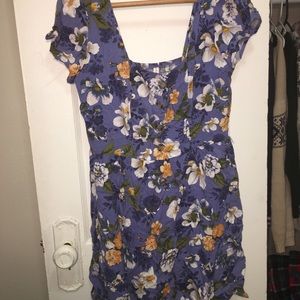 Blue floral xhilaration size small dress